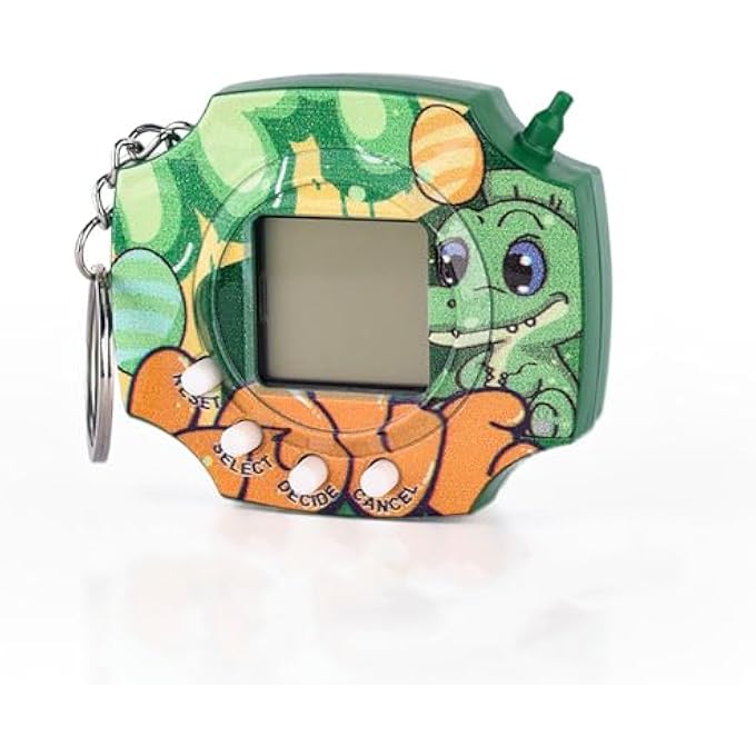 rayihni PET PLAY MACHINE PORTABLE HANDHELD VIRTUAL PETS TOY WITH KEY RING PERFECT CHRISTMAS GIFT FOR CHILDREN - Image 1